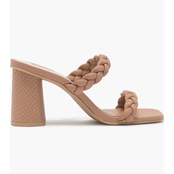 Dolce Vita Nairi Braided Strappy Sandal with Heel - Picture 4 of 10